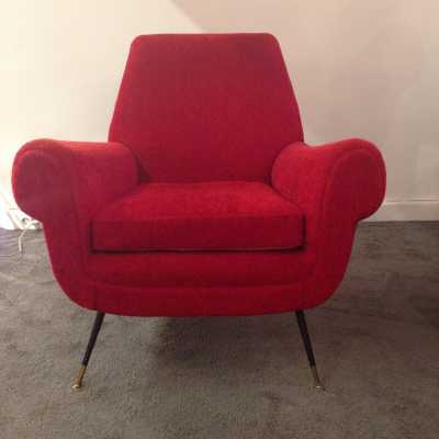 Paire de fauteuils 1950, Italie