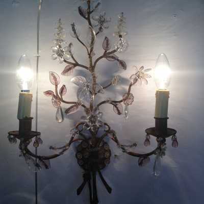 Paire d'appliques Baguès, 1940
