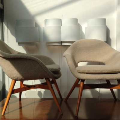 Paire de fauteuils, Miroslav Navratil pour l'éditeur Cesky Nabytek, 1962
