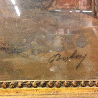 Huile sur toile, Henri Pontoy, fin XIXème siècle