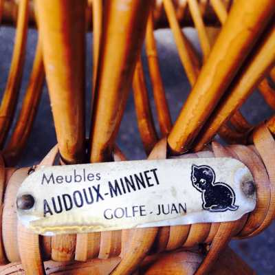 Ensemble de dix sièges de la maison Audoux-Minet, année 50-60