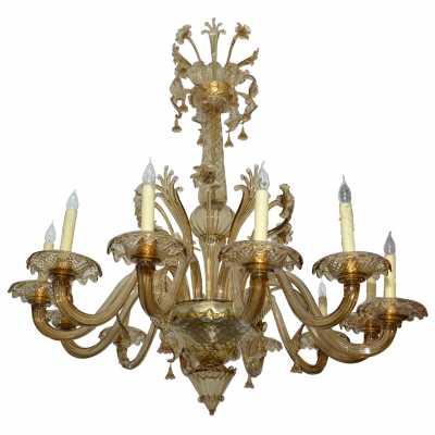 Spectaculaire Lustre Murano, vers 1930