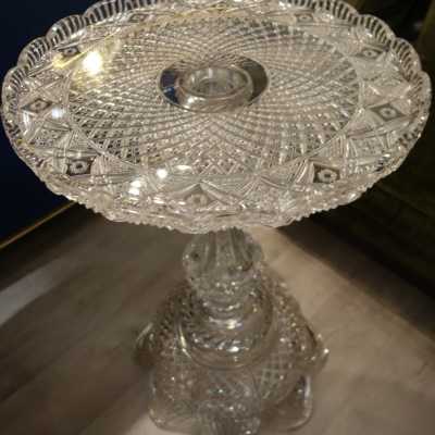 Guéridon en cristal de Baccarat, XIXe siècle