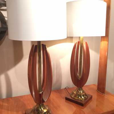 Paire de lampes 1970