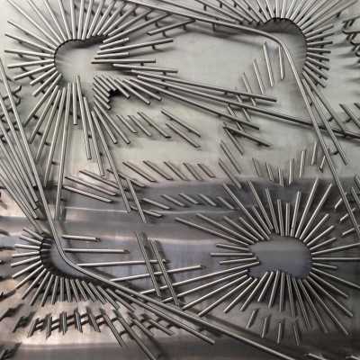 Sculpture cinétique inox, Jean Sernesi circa 1970