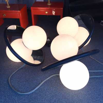 Lampe de sol Saturne, ca 1990