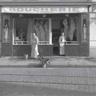 Boucherie parisienne, Louis Stettner, Paris, ca 1950