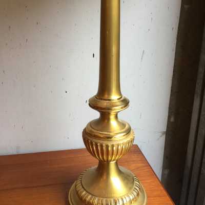 Paire de lampes en bronze, provenance Assemblée Nationale, XXème siècle