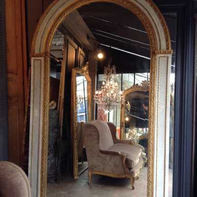 Miroir exceptionnel 1860, de style Louis XVI