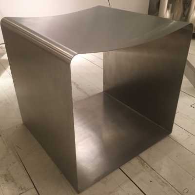 Tabouret inox, Jean Garçon, circa 1970