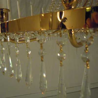 Très grand lustre fin XXème siècle