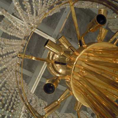 Très grand lustre fin XXème siècle