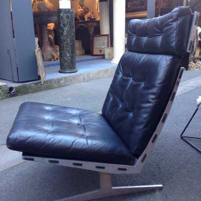 Fauteuil 1960 en cuir