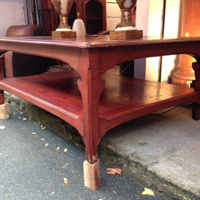 Grande table basse circa 1900