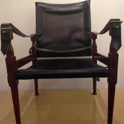 Paire de fauteuils Safari circa 1950