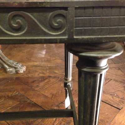 Banquette en bronze circa 1920