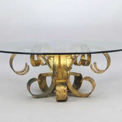 Table basse Hollywood Regency Usa circa 1970