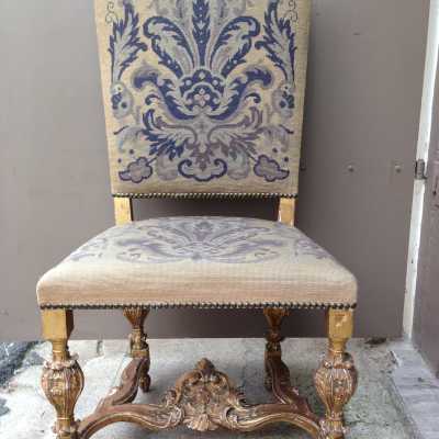 Chaise vénitienne, XVIIIème siècle