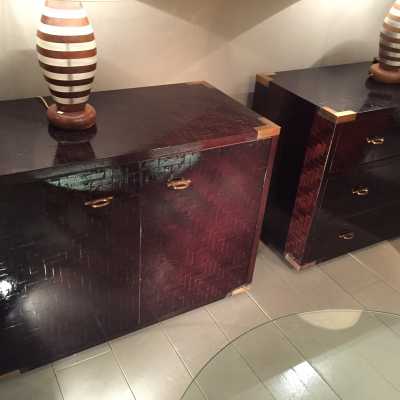 Paire de commodes USA circa 1960