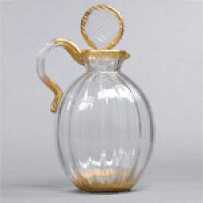Verres et pichet Daum, 1910