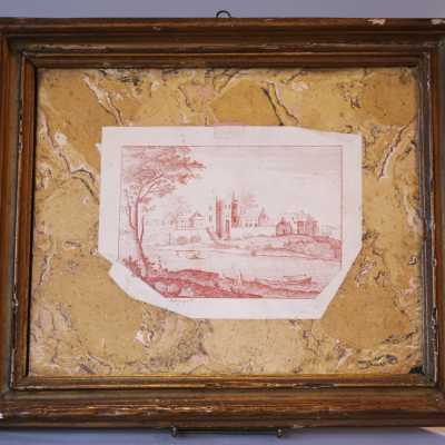 Panneau En Scagliola "trompe l'Oeil" Rome Circa 1720