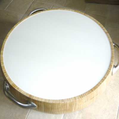 Table basse « Lady bath », Mattia Bonetti, circa 1980