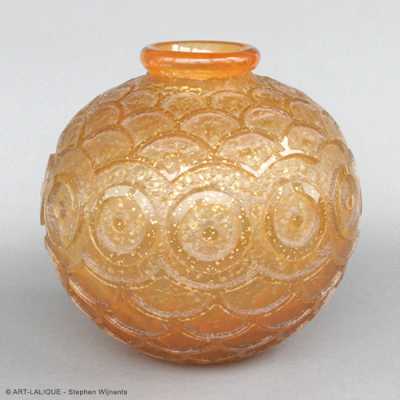 Vase Daum Nancy, XXème siècle