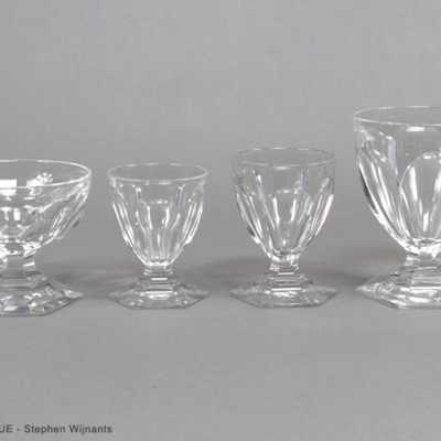 Verres Baccarat, XXème siècle