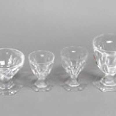 Verres Baccarat, XXème siècle