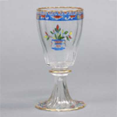Verres et pichet Daum, 1910