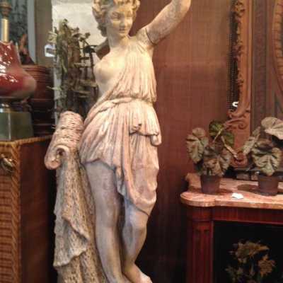 Paire de statues, début du XXème siècle