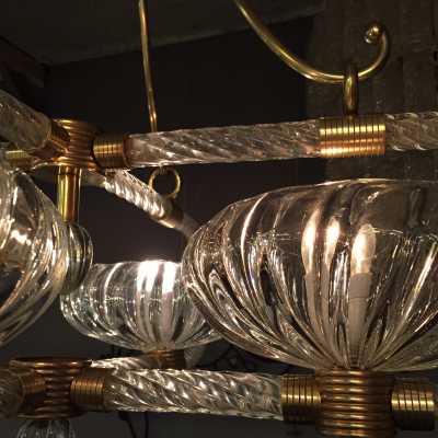 Lustre Barovier Murano, circa 1940-1950