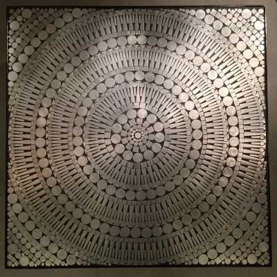 Table basse mosaïque circa 1970