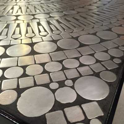 Table basse mosaïque circa 1970
