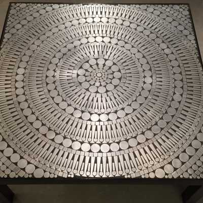 Table basse mosaïque circa 1970