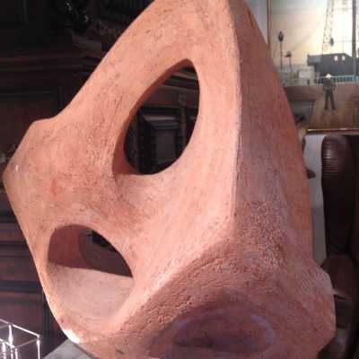 Sculpture terre chamottée circa 1960