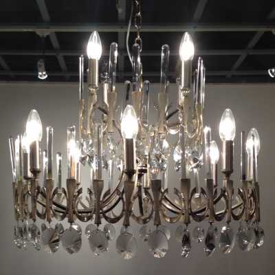 Lustre Sciolari à douze feux circa 1960