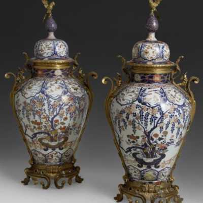 Potiches IMARI,JAPON ,Période EDO,XVIIIe-XIXe