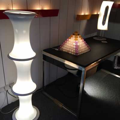 Lampadaire bambou Enrico Tronconi 1970