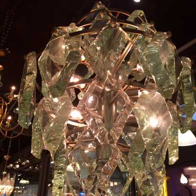 Suspension Crystal Arte circa 1970