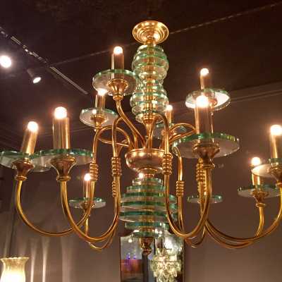 Lustre Crystal Arte circa 1970