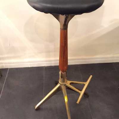 Paire de tabourets de bar de Vittorio Dassi, 1950
