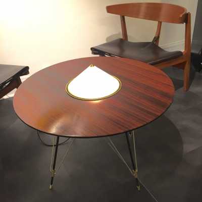 Table à systeme éclairant ico parisi pour MIM, 1950
