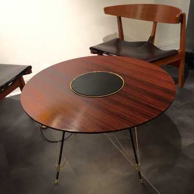 Table à systeme éclairant ico parisi pour MIM, 1950