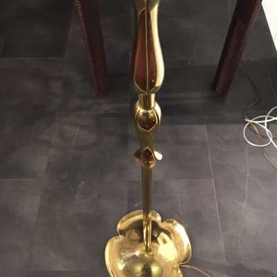 Lampadaire en bronze doré signé Scarpa circa 1940