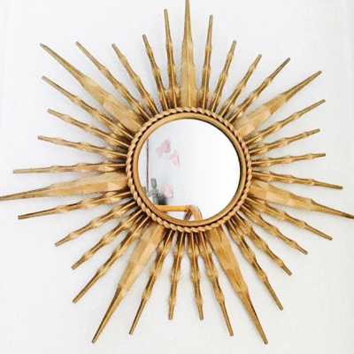 Miroir Soleil Chaty Vallauris des années 1950