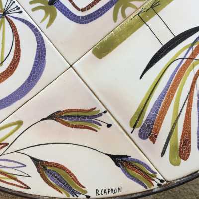 Détail Roger Capron table basse