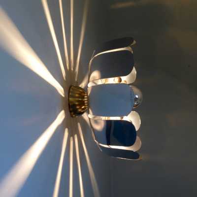 Appliques aluminium et laiton, 1970