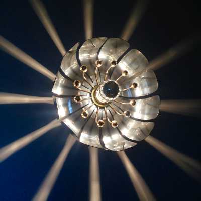 Appliques aluminium et laiton, 1970