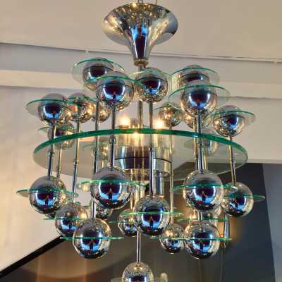 Lustre saturne Sciolari 1980